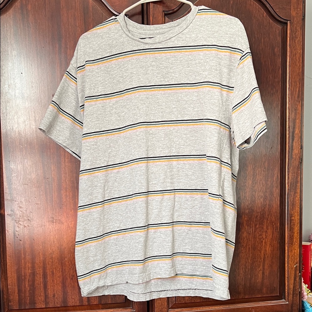 Weekend Soul Women's Size XL Striped Oversize T-Shirt